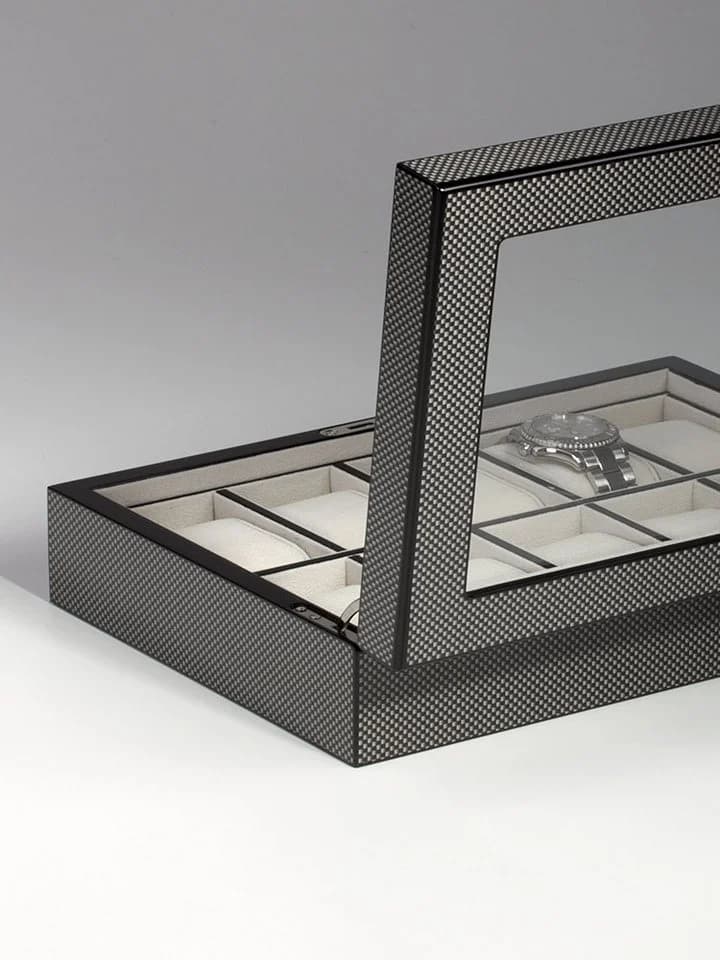 Rothenschild Uhrenbox RS-2071-10CA für 10 Uhren Carbon - Bild 5