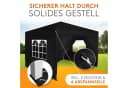 Kronenburg Faltpavillon 2x2 m wasserdicht mit Seitenteilen Bild 5