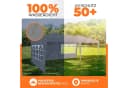 Kronenburg Partyzelt 3x6m Grau Faltpavillon wasserdicht Bild 3
