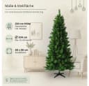 RS Trade Künstlicher Weihnachtsbaum Colorado-Mix Slim PVC Grün Bild 5