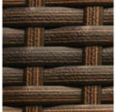 RS Trade Beistelltisch Rattan Braun mit Glasplatte Bild 5