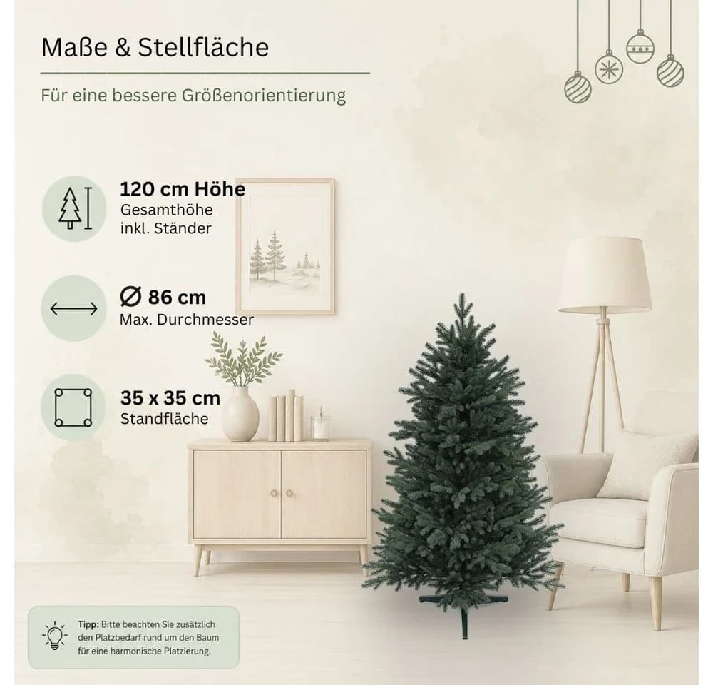 RS Trade Weihnachtsbaum "Nordmann Classic" PE Grün - Bild 5