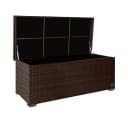 RS Trade Auflagenbox Sienna Braun Poly-Rattan Aluminium Bild 2
