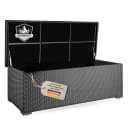 RS Trade Auflagenbox Sienna Silber/Grau Poly Rattan Bild 2