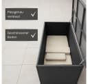 RS Trade Auflagenbox Sienna Silber/Grau Poly Rattan Bild 3