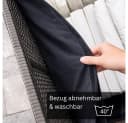 RS Trade Auflagenbox Sienna Silber/Grau Poly Rattan Bild 4