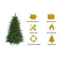 RS Trade Künstlicher Weihnachtsbaum „Forest Dream“ PE/PVC Grün Bild 3
