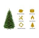 RS Trade Weihnachtsbaum Forest Line PE/PVC Grün Bild 3