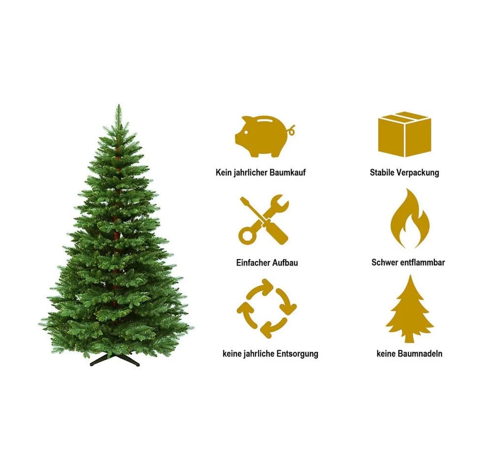 RS Trade Weihnachtsbaum Forest Line PE/PVC Grün - Bild 3
