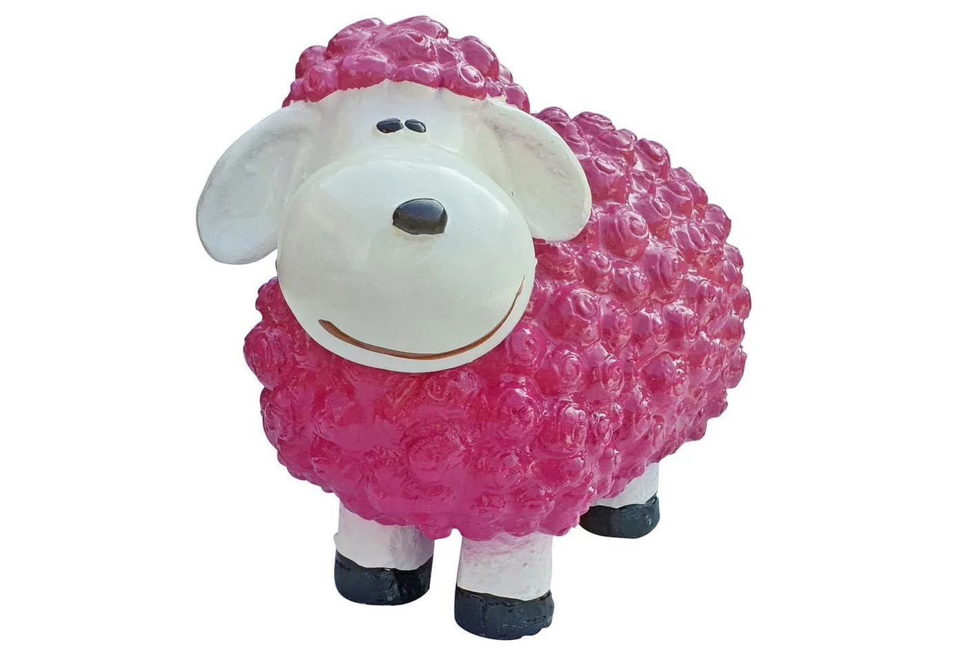 Fachhandel Plus Schaf-Dekofigur Bunt Polyresin Gartenfigur - Bild 2