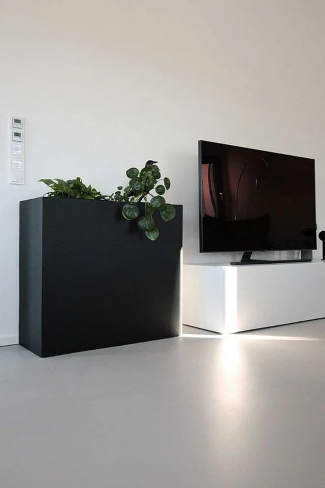 VIVANNO Pflanzkübel ELEMENTO Anthrazit Matt Fiberglas - Bild 4