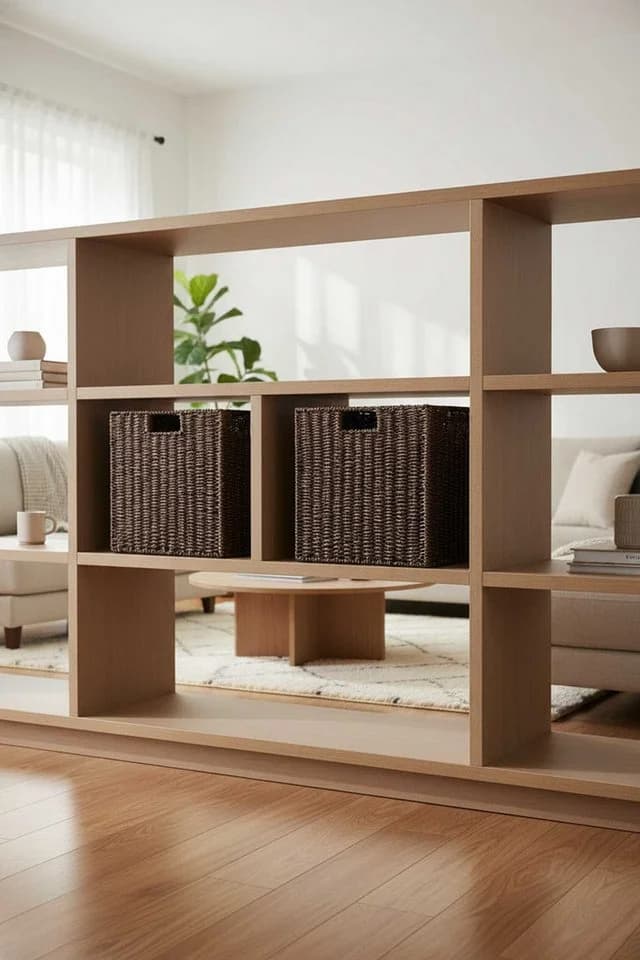 VIVANNO Regalkorb Seegras Rechteckig Braun Set 2 St