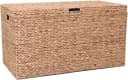 VIVANNO Wäschetruhe Wasserhyazinthe BIG Rechteckig Natur Geflochten 90x45x50 cm Bild 2