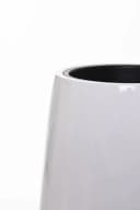 VIVANNO Bodenvase MAGNUM Rund Weiß Hochglanz Fiberglas Bild 3