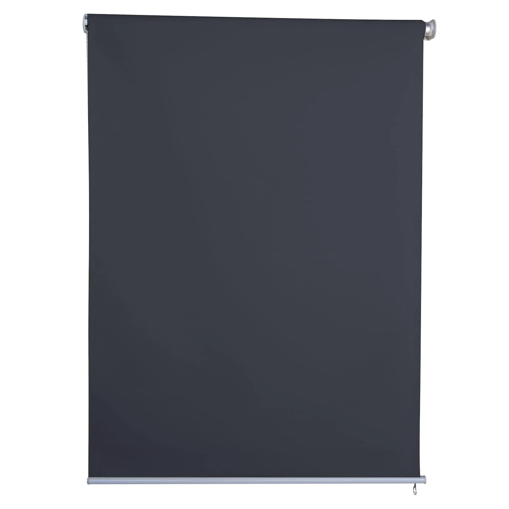 Jet-Line Vertikalmarkise Balkonmarkise Beschattung Sichtschutzrollo 1,6 x 2,3 m Anthrazit