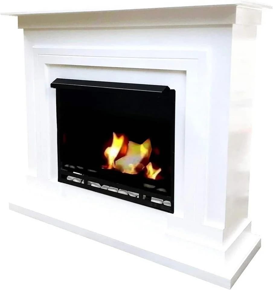 Kaminbau Mierzwa Dekokamin Berlin Premium Weiß Bio-Ethanol - Bild 2
