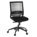 hjh OFFICE PORTO ECO Bürostuhl Stoff Netzstoff ohne Armlehnen Bild 1