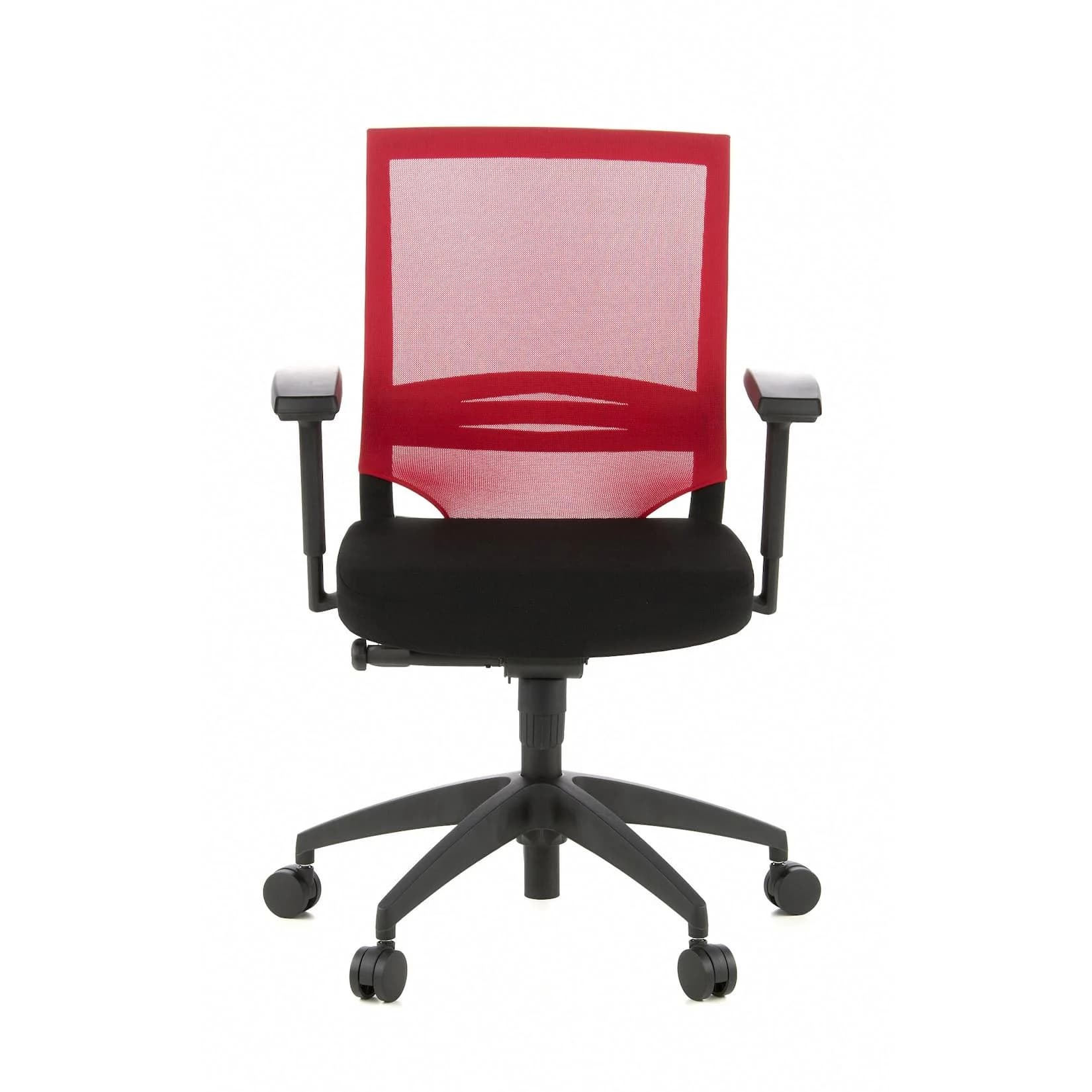 hjh OFFICE Bürostuhl PORTO BASE Stoff/Netzstoff mit Armlehnen höhenverstellbar