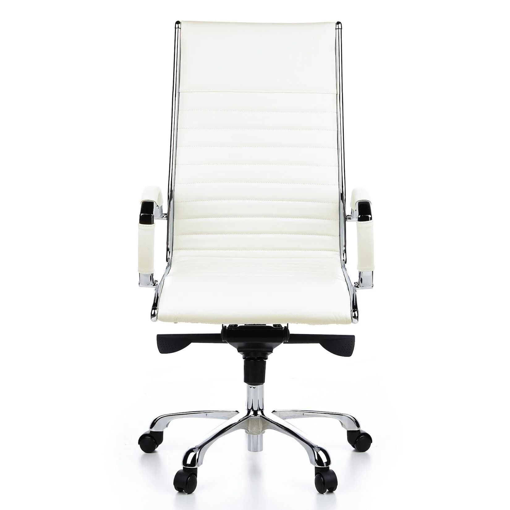 hjh OFFICE Chefsessel PARMA 20 Echtleder mit Armlehnen