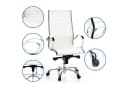 hjh OFFICE Chefsessel PARMA 20 Echtleder mit Armlehnen Bild 4