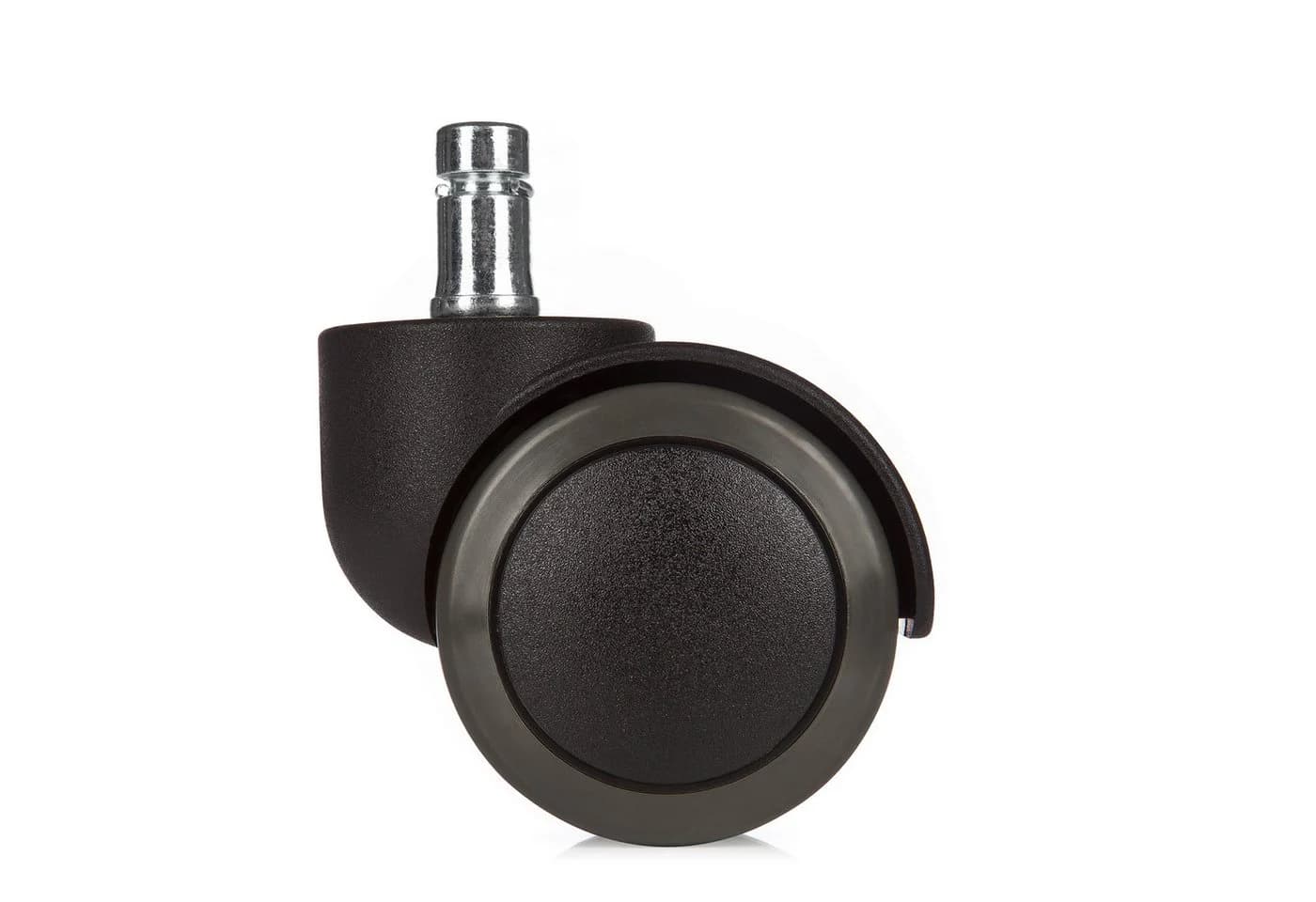hjh OFFICE Stuhlrollen 5er Pack Hartboden 11mm 50mm Metall Kunststoff - Bild 3