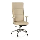 hjh OFFICE Chefsessel MONZA 20 Nappaleder Schwarz Bild 1