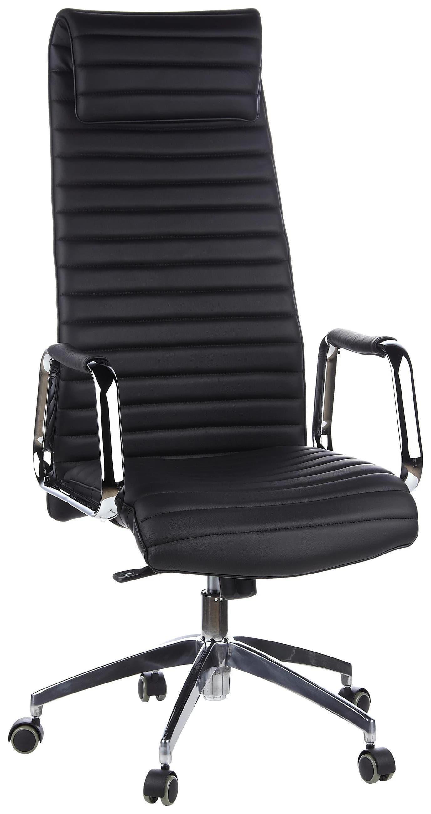 hjh OFFICE Chefsessel ASPERA 20 Leder Schwarz mit Synchronmechanik - Bild 2
