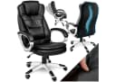 TECTAKE Chefsessel Bürostuhl Schwarz Kunstleder Ergonomisch Bild 3