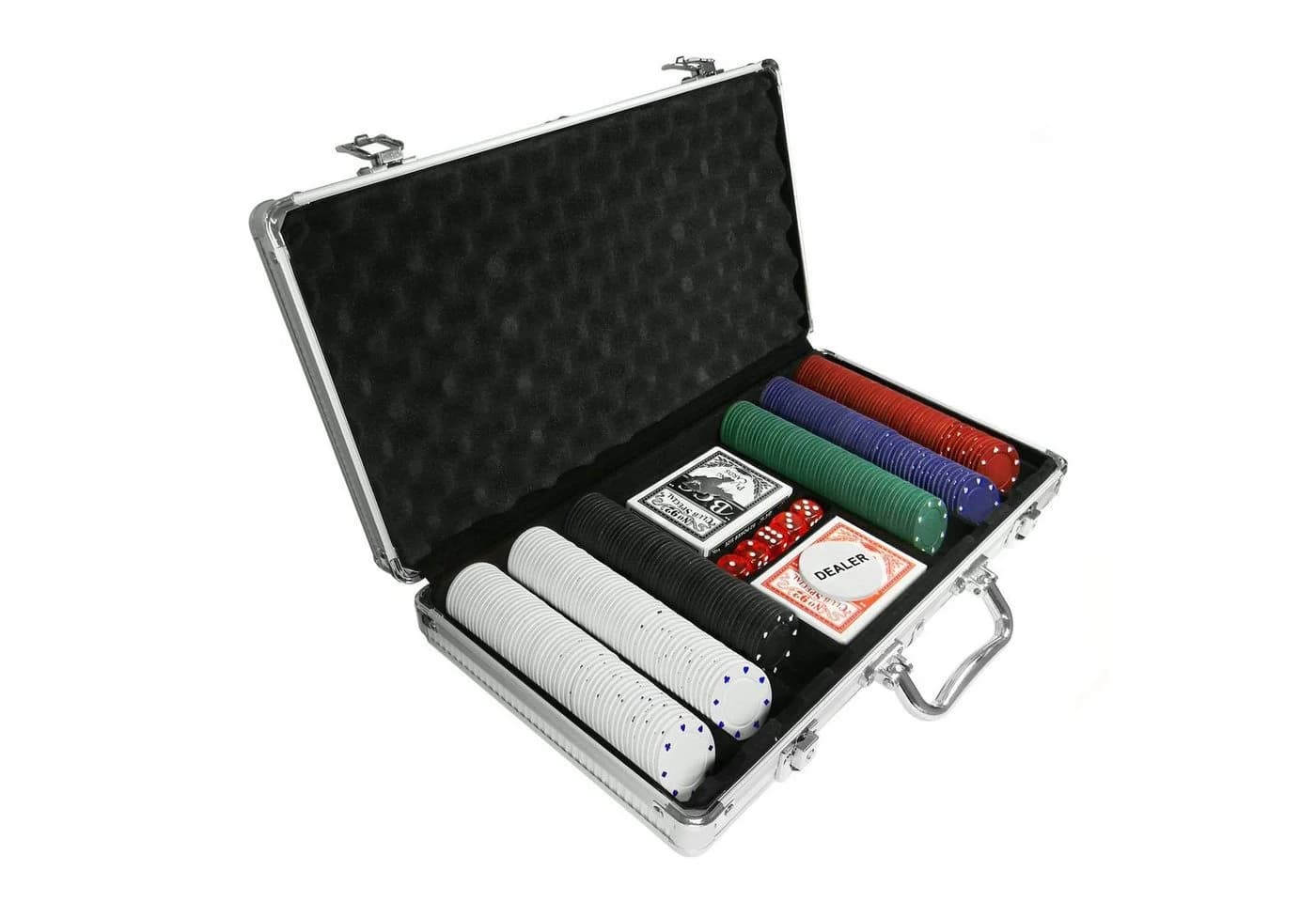 EAXUS Royal Flush Pokerkoffer 300 Chips Aluminium
