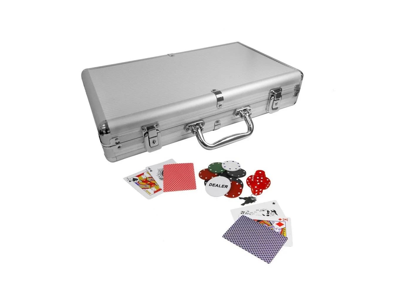 EAXUS Royal Flush Pokerkoffer 300 Chips Aluminium - Bild 3