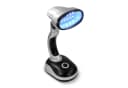 EAXUS LED Schreibtischlampe Kabellos Batteriebetrieben Silber Schwarz Bild 2