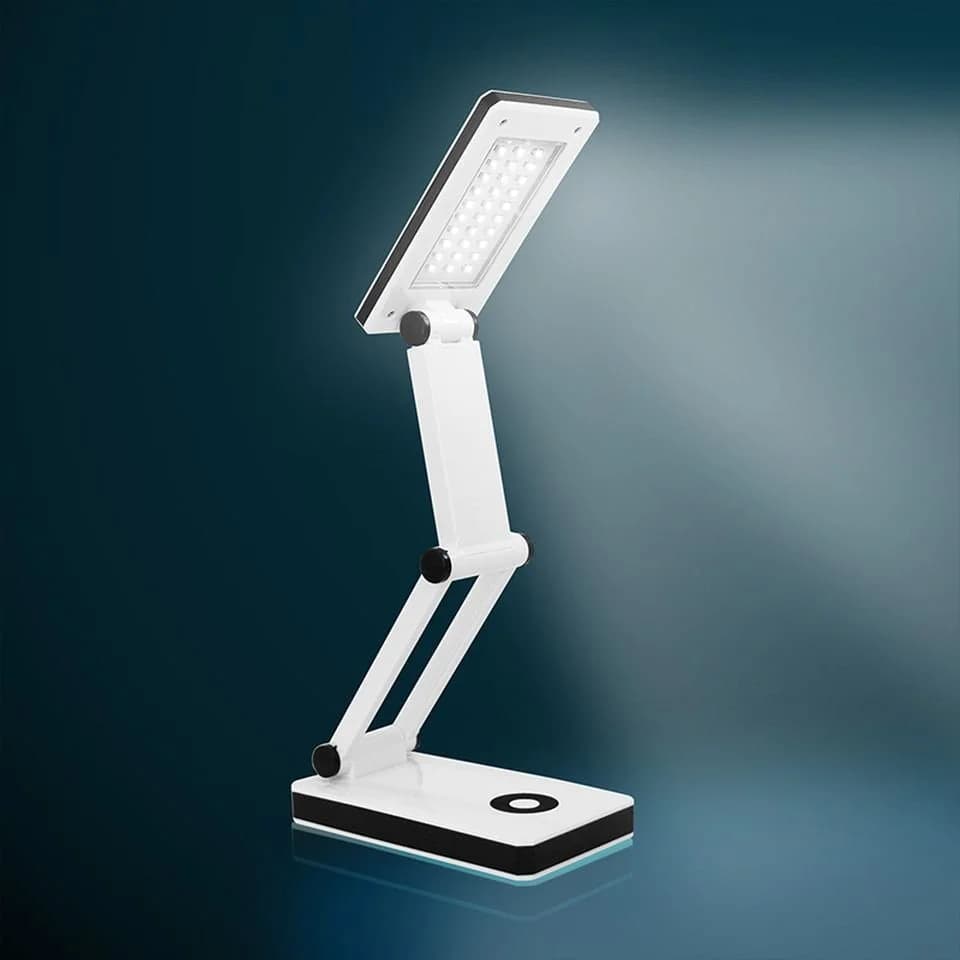 EAXUS LED Schreibtischlampe USB Dimmbar Weiß - Bild 2