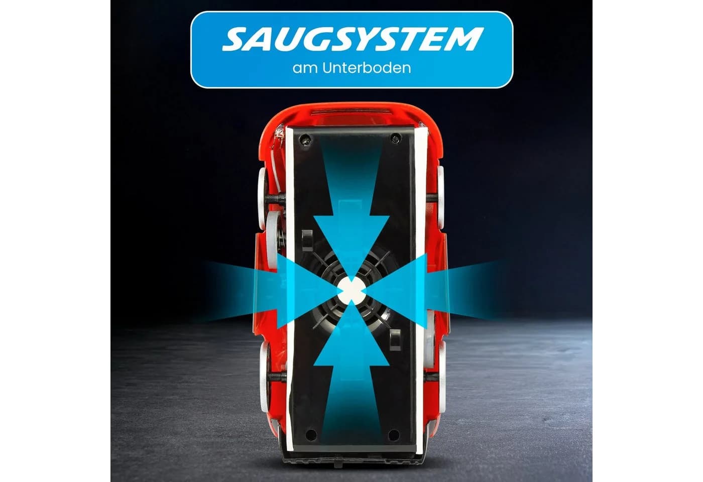 EAXUS RC-Auto Climb Car Ferngesteuertes Wandauto - Blau/Rot - Bild 3