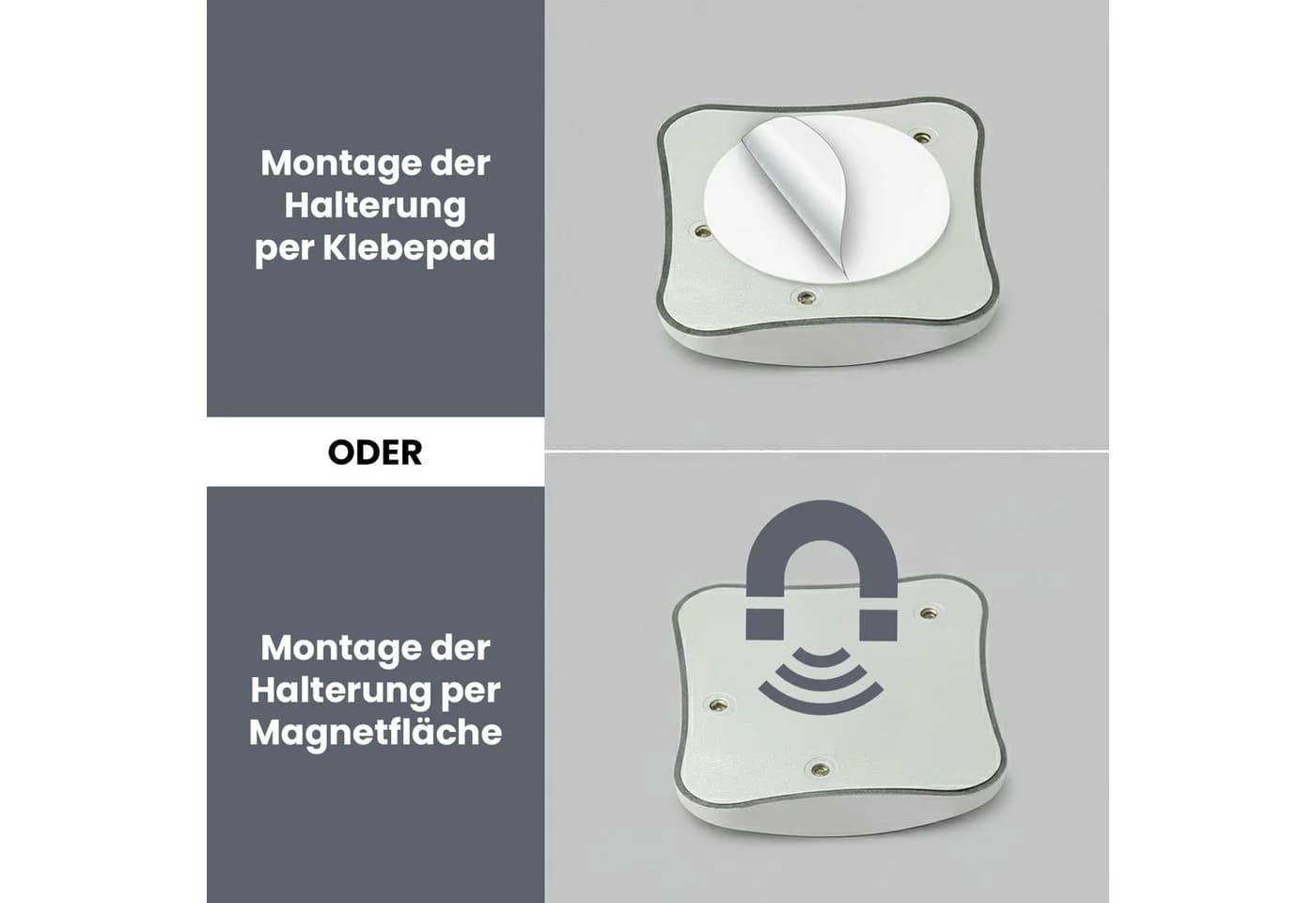 EAXUS LED Unterbauleuchte Silber Batteriebetrieben - Bild 4