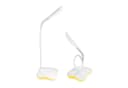EAXUS LED Schreibtischlampe 2in1 USB Dimmbar Nachtlicht Weiß Bild 1