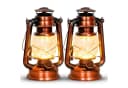 EAXUS LED Laterne Kupfer Retro Sturmlaterne Dimmbar Bild 2