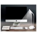 EAXUS LED Schreibtischlampe Weiß Dimmbar USB/Batterie Bild 3