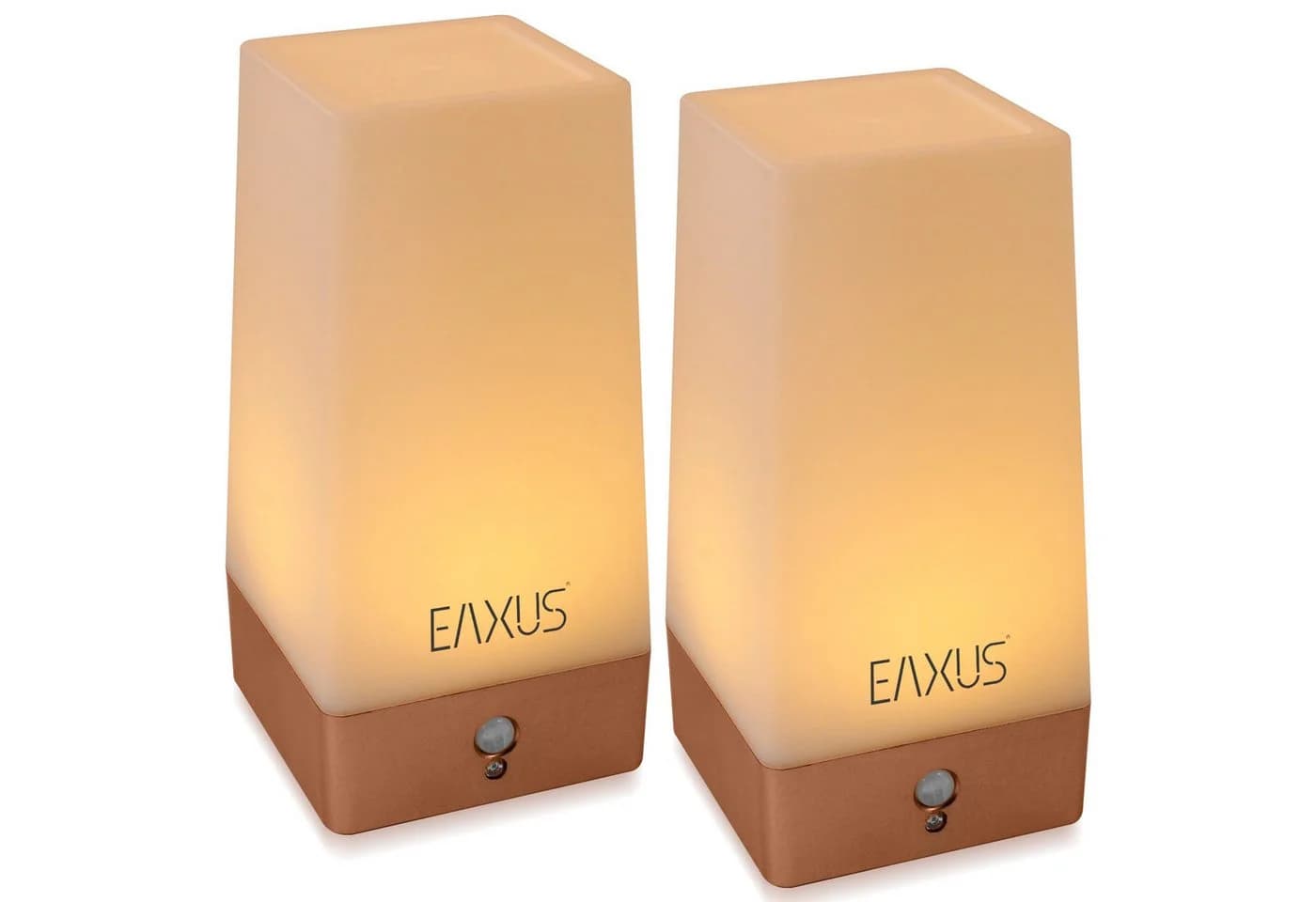 EAXUS LED Tischleuchte Kabellos Nachtlampe Kupfer/Bronze mit Bewegungssensor - Bild 2