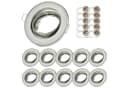 Sweet LED Deckenspot 10er Set GU10 Einbaustrahler rund chrom-gebürstet Bild 2
