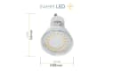 Sweet LED 12er Set Einbaustrahler rund schwenkbar chrom kaltweiß Bild 3