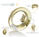 Sweet LED Deckenspot 10er Set GU10 schwenkbar Einbaustrahler Gold Bild 4