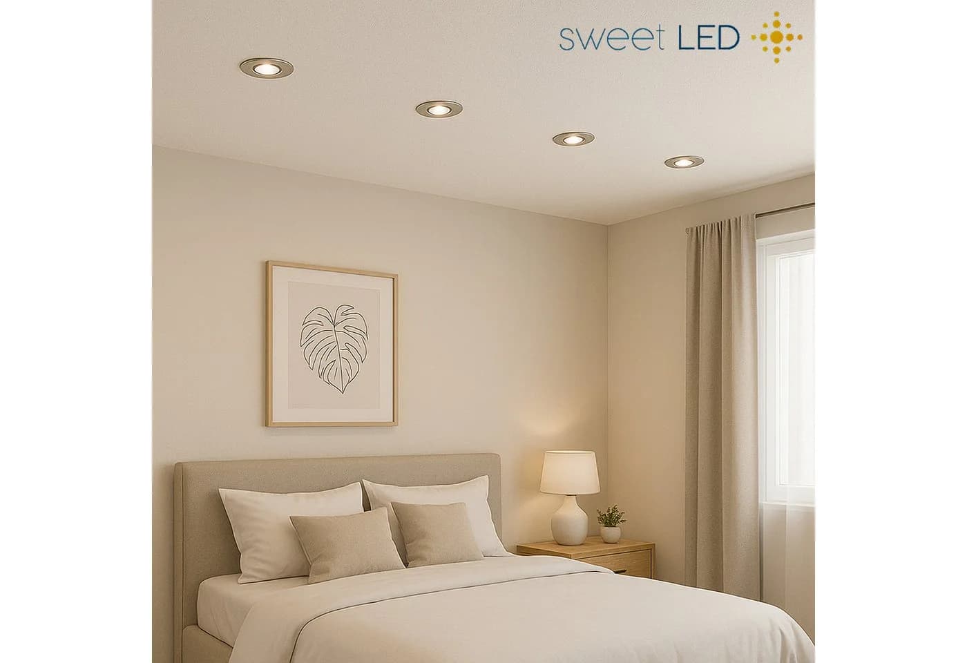 Sweet LED Einbaustrahler 6er Set 5W Chrom 3-Stufen dimmbar - Bild 5