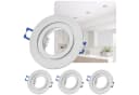 Sweet LED Deckenspot 4er Set Aluminium Silber GU10 IP44 Bild 2