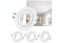 Sweet LED Deckenspot 4er Set IP44 Einbaustrahler GU10 Aluminium weiß matt Bild 2