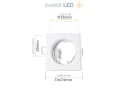 Sweet LED Einbaustrahler 10er Set GU10 5W weiß-matt Bild 5