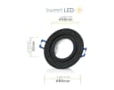 Sweet LED Einbaustrahler 6er Set IP44 Schwarz GU10 LED Bild 1