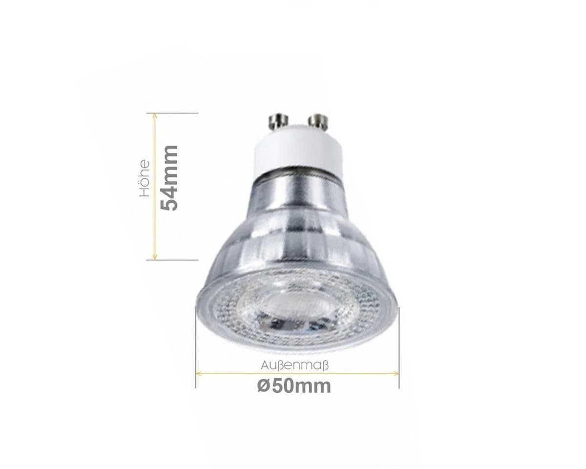 Sweet LED Deckenspott GU10 Aluminium Quadratisch Schwenkbar Warmweiß - Bild 4