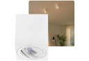 Sweet LED Deckenspots GU10 Aluminium Aufbauspot eckig 7W schwenkbar Warmweiß Bild 2