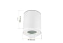 Sweet LED Aufbaustrahler LED GU10 rund weiß matt IP44 Bild 1