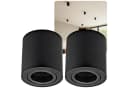 Sweet LED Aufbauleuchte 2er Set rund schwenkbar GU10 schwarz Aluminium Bild 2